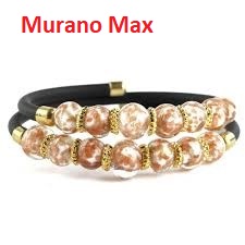 Murano Glass Bead Bracelet