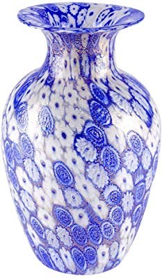 Murano millefiori vase 16
