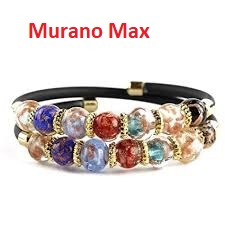 Murano Glass Bead Bracelet
