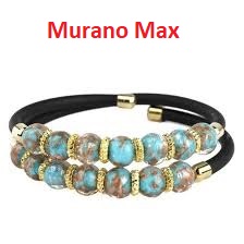 Murano Glass Bead Bracelet