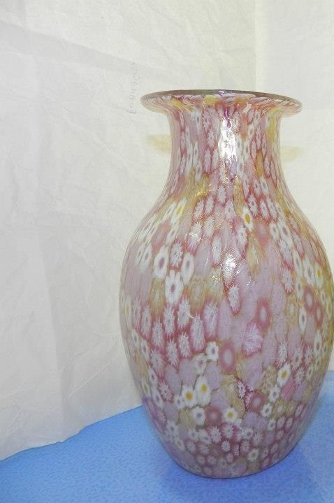 Murano millefiori vase 10