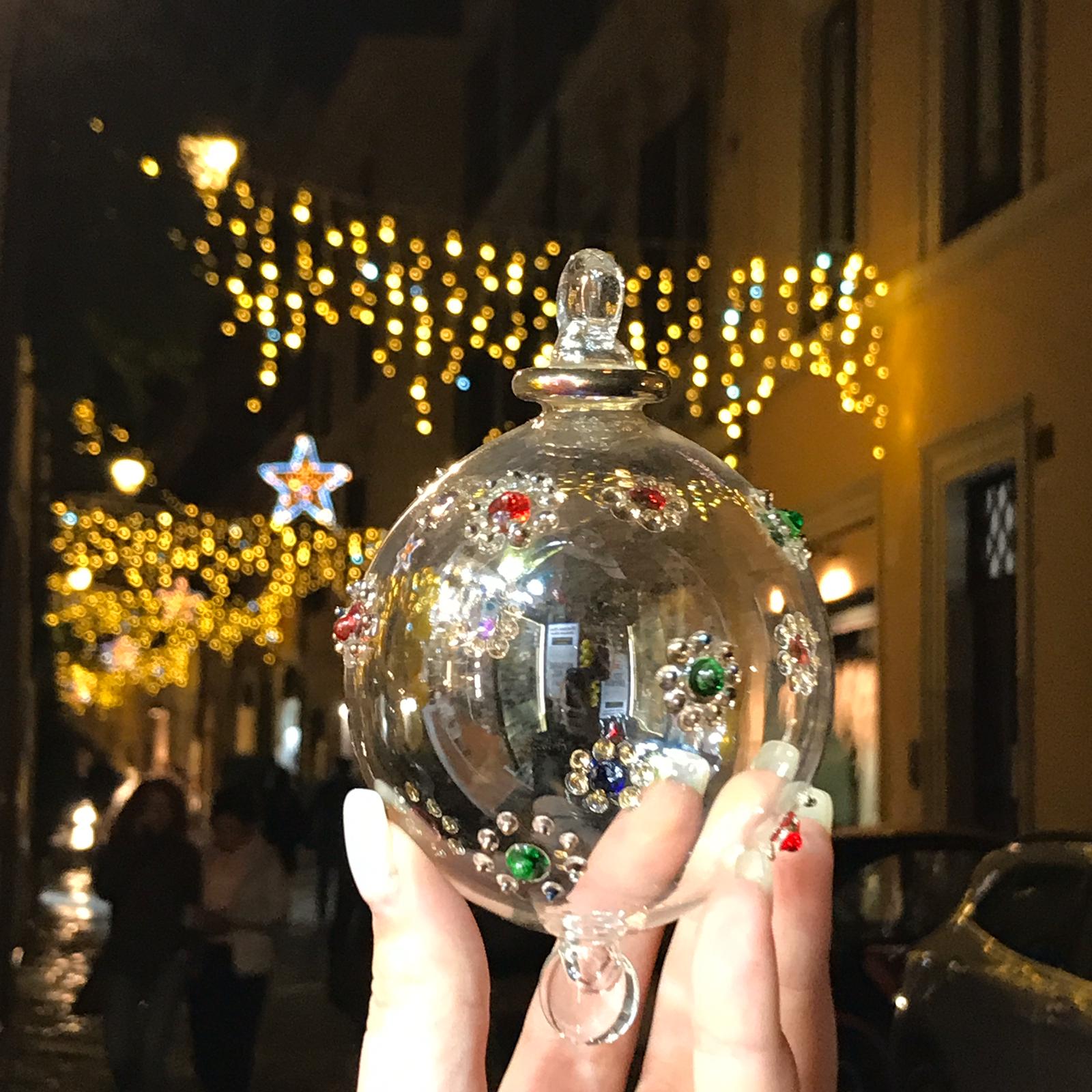 Murano glass Christmas ornament 24