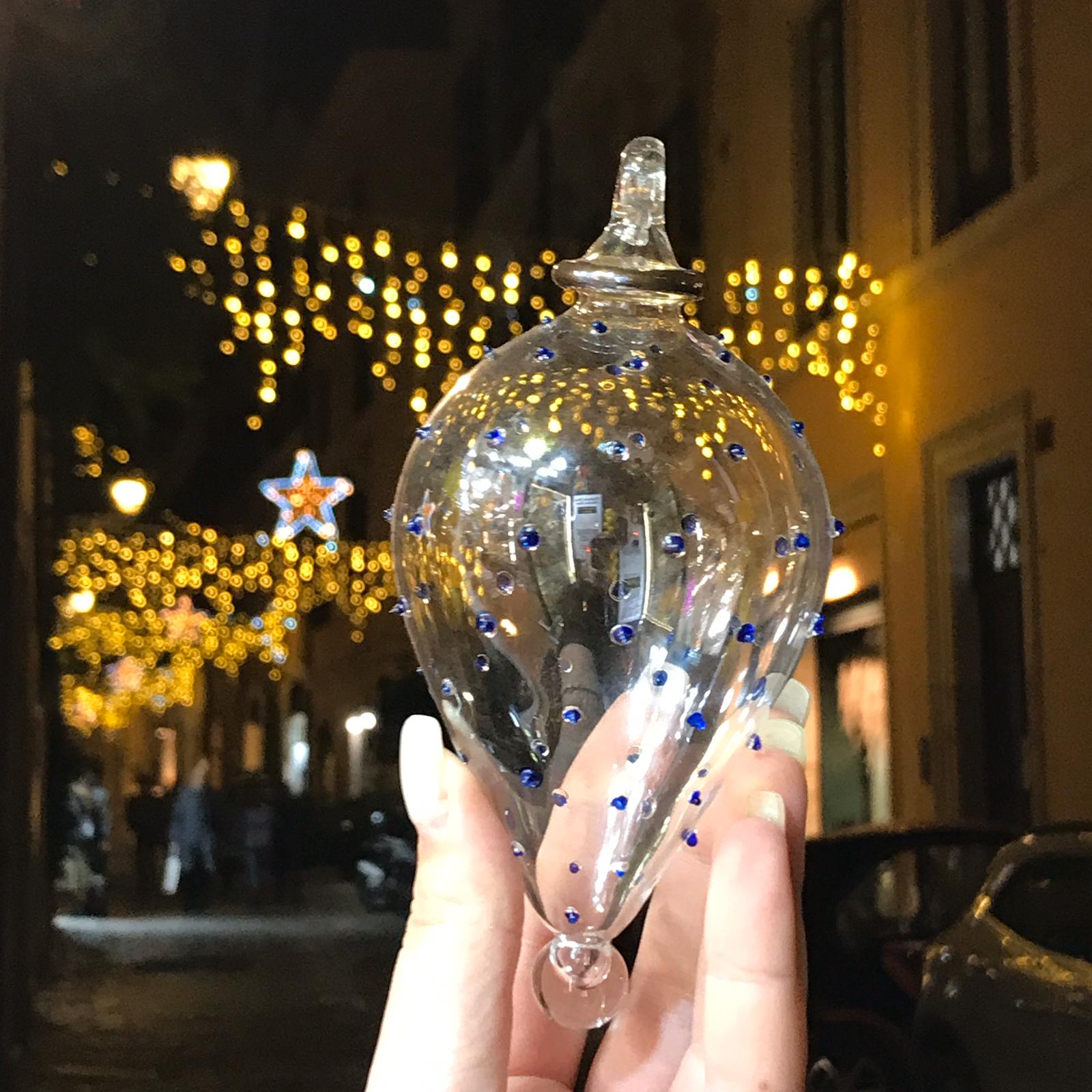 Murano glass Christmas ornament 23