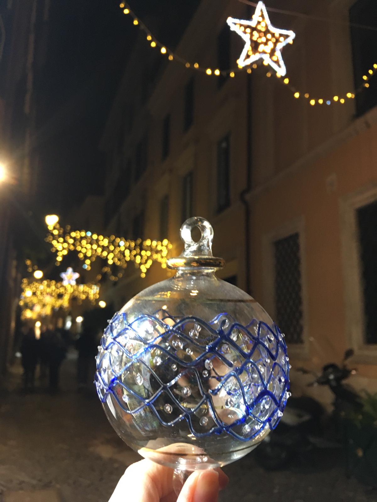 Murano glass Christmas ornament 8