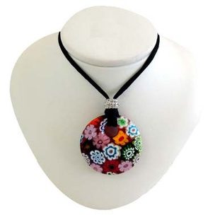 Pendant 3x3 Leaf Gold O Silver