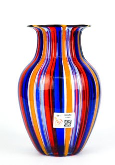 Murano millefiori vase 12