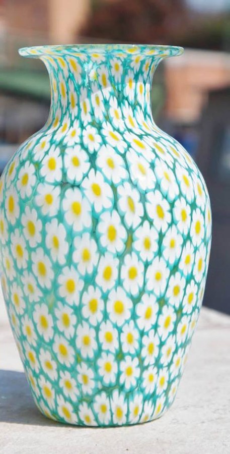 Murano millefiori vase 5